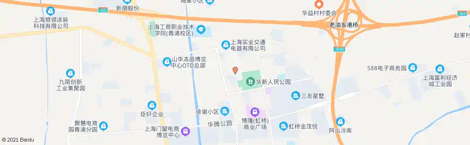 上海华富街新益路_公交站地图_上海公交_妙搜公交查询2025