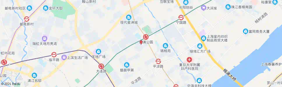 上海长阳路怀德路_公交站地图_上海公交_妙搜公交查询2025