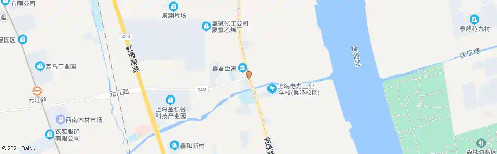 上海元江路龙吴路(招呼站)_公交站地图_上海公交_妙搜公交查询2025