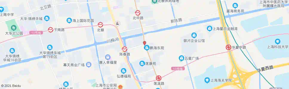 上海陈春东路莲溪路_公交站地图_上海公交_妙搜公交查询2025