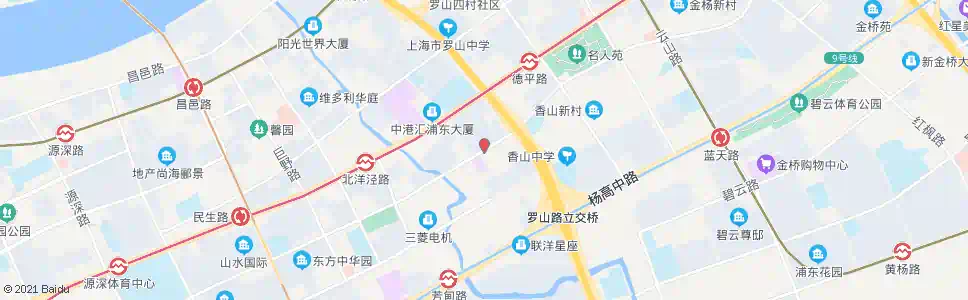 上海崮山路羽山路_公交站地图_上海公交_妙搜公交查询2025
