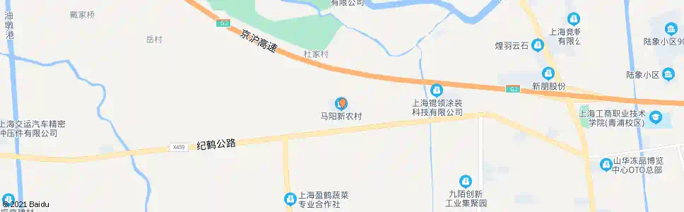 上海马阳中心村_公交站地图_上海公交_妙搜公交查询2025