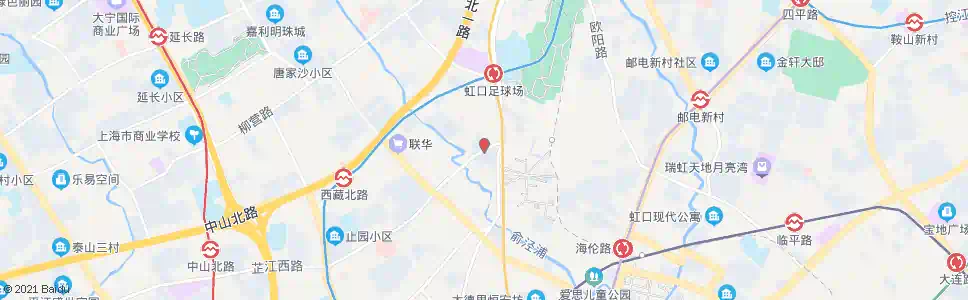 上海天通庵路同心路_公交站地图_上海公交_妙搜公交查询2025