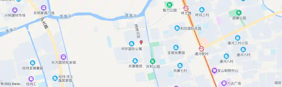 上海场北路康宁路_公交站地图_上海公交_妙搜公交查询2025