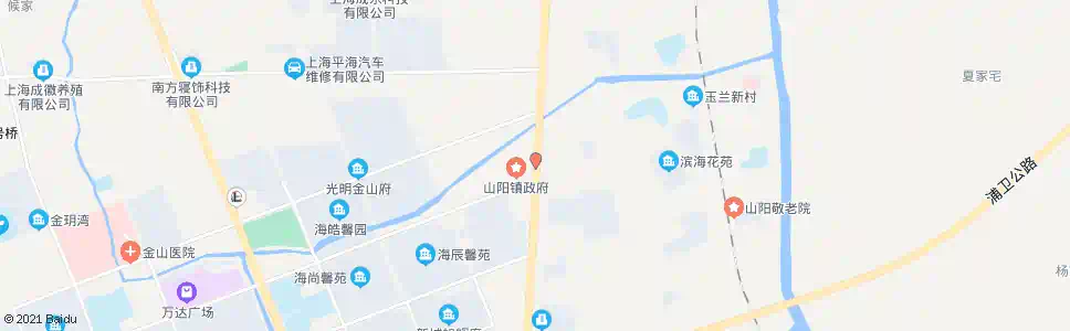 上海亭卫公路金山大道(招呼站)_公交站地图_上海公交_妙搜公交查询2025