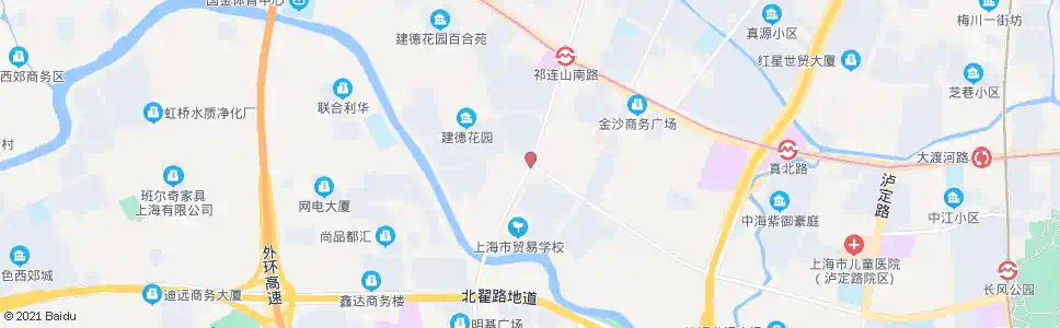 上海祁连山南路云岭西路_公交站地图_上海公交_妙搜公交查询2025