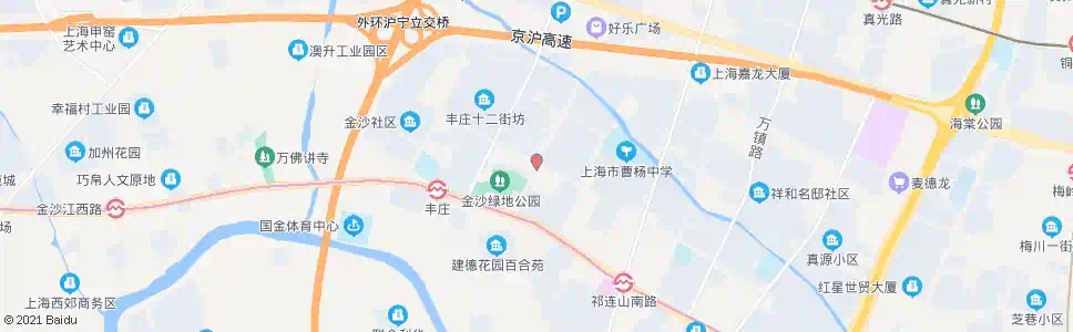 上海清峪路丰庄路_公交站地图_上海公交_妙搜公交查询2025