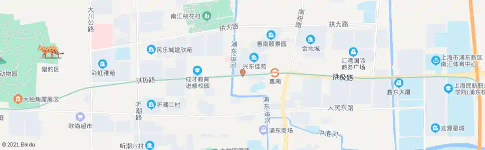 上海拱极路桃源一村_公交站地图_上海公交_妙搜公交查询2025