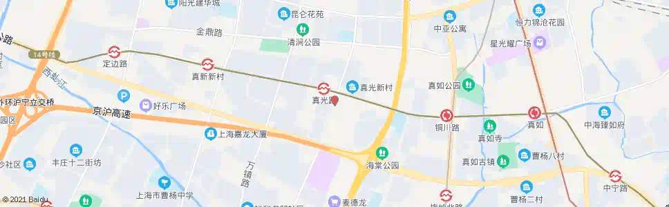 上海真光新村_公交站地图_上海公交_妙搜公交查询2025