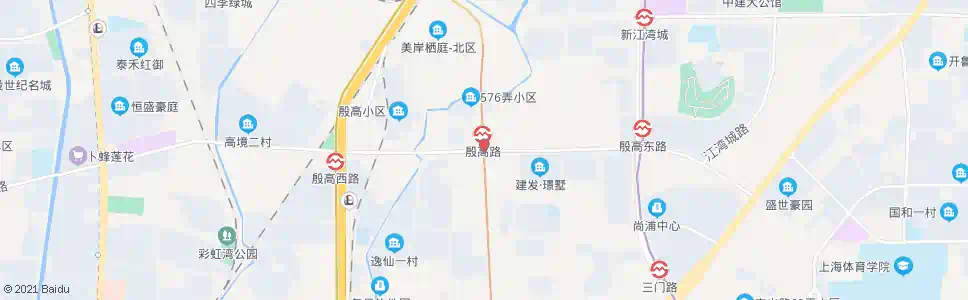 上海国权北路殷高路_公交站地图_上海公交_妙搜公交查询2025