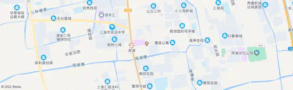 上海年家浜路周康路_公交站地图_上海公交_妙搜公交查询2025