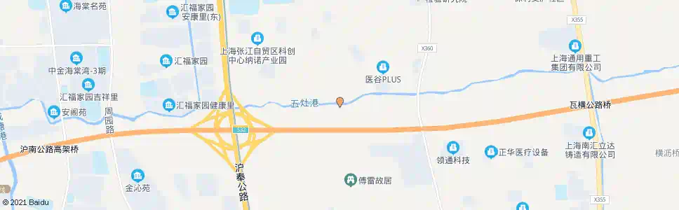 上海五灶港_公交站地图_上海公交_妙搜公交查询2025