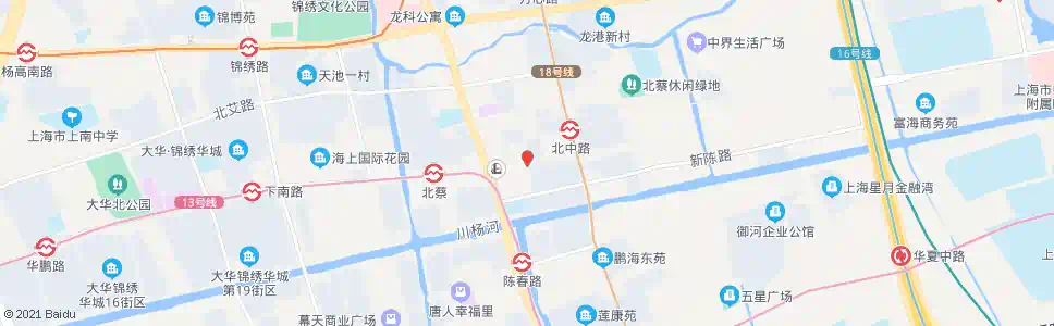 上海莲中路莲安东路_公交站地图_上海公交_妙搜公交查询2025