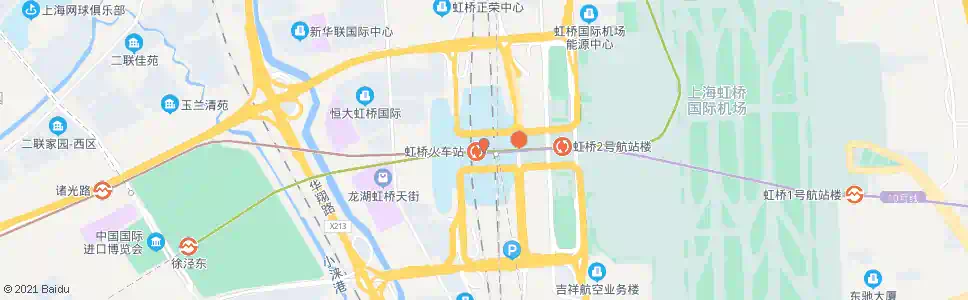 上海红桥_公交站地图_上海公交_妙搜公交查询2025