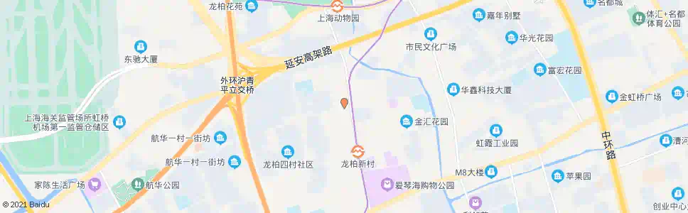 上海虹井路红松路_公交站地图_上海公交_妙搜公交查询2025