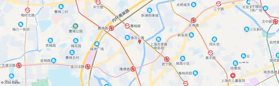 上海谈家渡路武宁支路_公交站地图_上海公交_妙搜公交查询2025