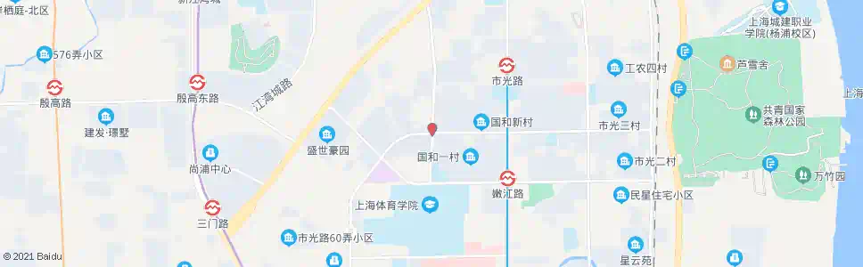 上海世界路国和路_公交站地图_上海公交_妙搜公交查询2025