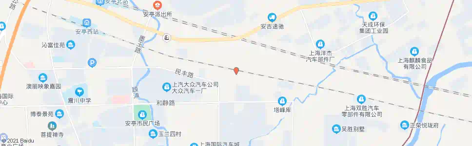 上海安亭站_公交站地图_上海公交_妙搜公交查询2025