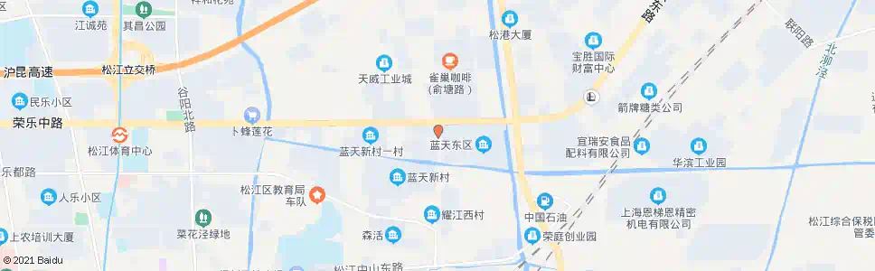 上海荣乐路松东路_公交站地图_上海公交_妙搜公交查询2025