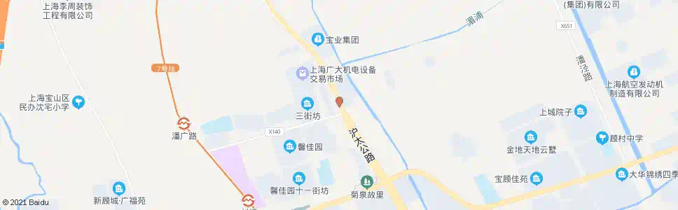 上海沪太公路潘广路_公交站地图_上海公交_妙搜公交查询2025