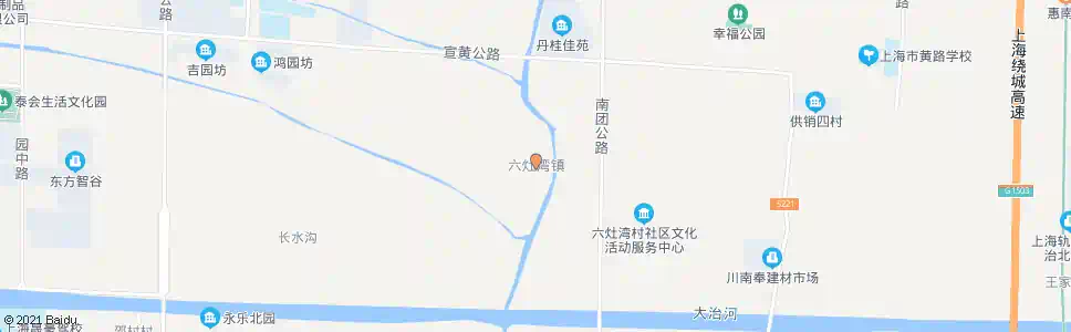 上海六灶湾(招呼站)_公交站地图_上海公交_妙搜公交查询2025