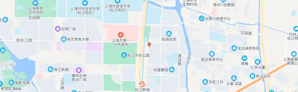 上海通跃路新松江路_公交站地图_上海公交_妙搜公交查询2025