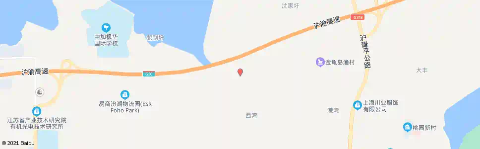 上海金杨路杨湾村_公交站地图_上海公交_妙搜公交查询2025