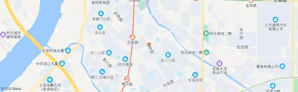 上海五莲路荷泽路_公交站地图_上海公交_妙搜公交查询2025