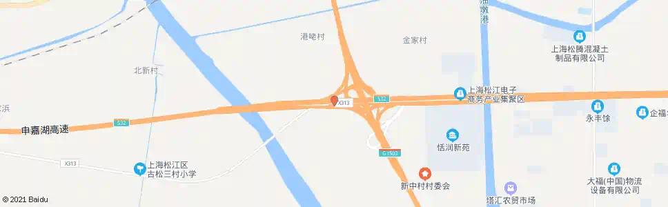 上海张庄村_公交站地图_上海公交_妙搜公交查询2025