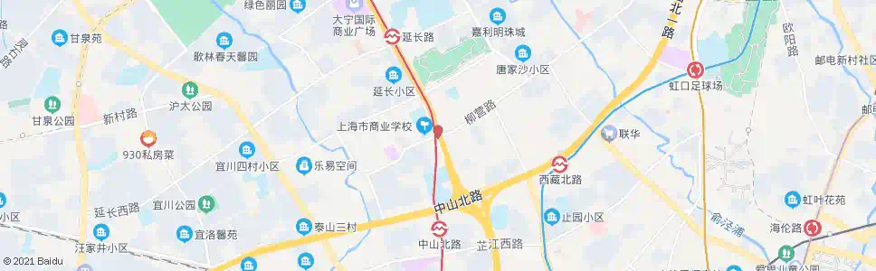 上海共和新路柳营路_公交站地图_上海公交_妙搜公交查询2025