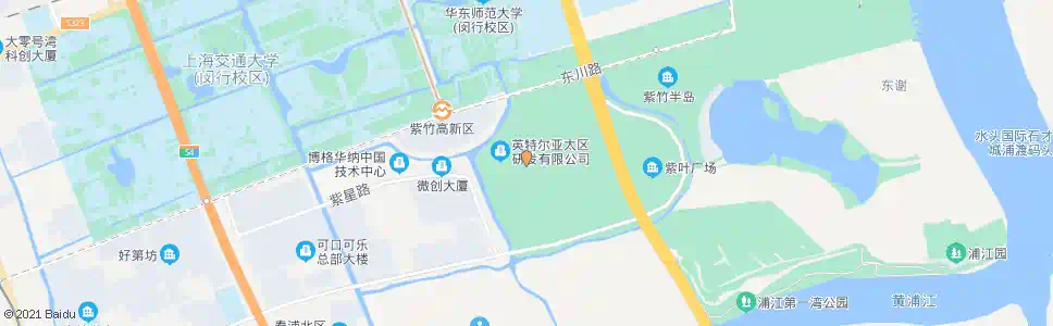 上海江川东路紫星路_公交站地图_上海公交_妙搜公交查询2025