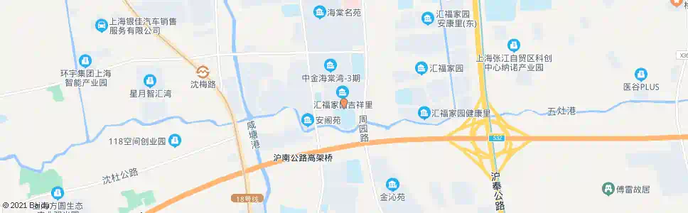 上海瑞和路周园路_公交站地图_上海公交_妙搜公交查询2025