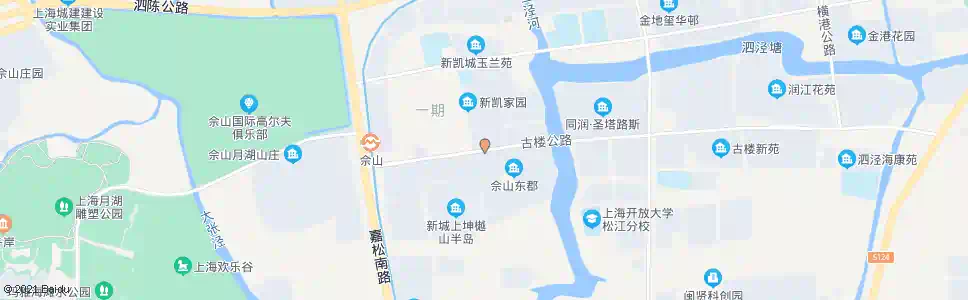 上海新家园路古楼路_公交站地图_上海公交_妙搜公交查询2025