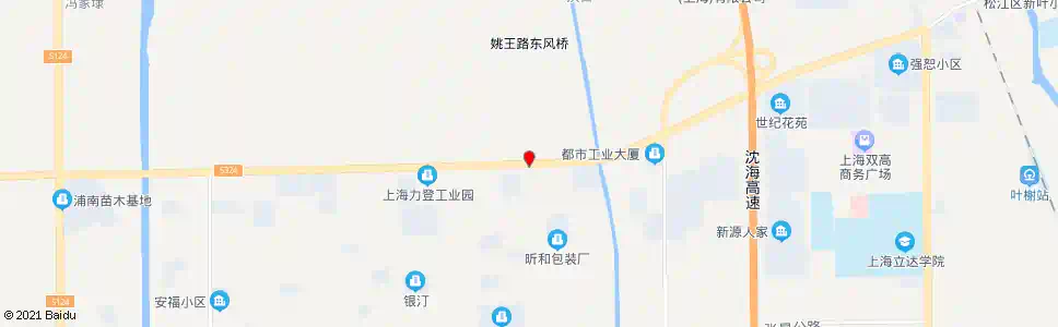 上海叶新公路叶达公路_公交站地图_上海公交_妙搜公交查询2025