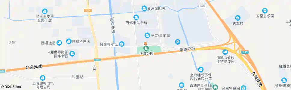 上海华隆路新凤中路_公交站地图_上海公交_妙搜公交查询2025