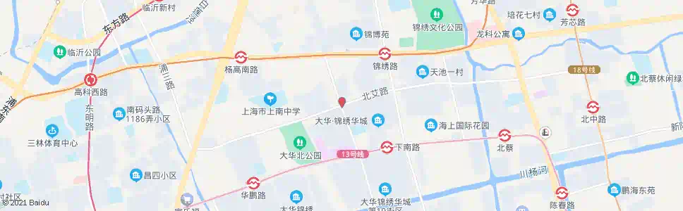 上海北艾路下南路_公交站地图_上海公交_妙搜公交查询2025