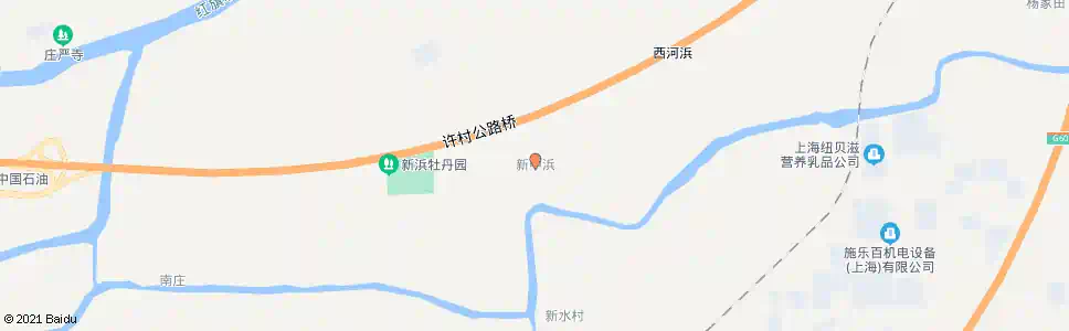 上海新中浜_公交站地图_上海公交_妙搜公交查询2025