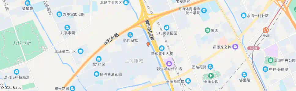 上海康城(北大门)_公交站地图_上海公交_妙搜公交查询2025
