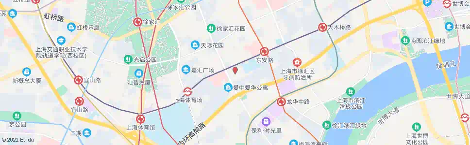 上海龙华医院_公交站地图_上海公交_妙搜公交查询2025