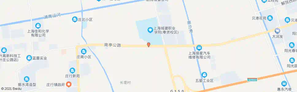 上海南亭公路浦卫公路_公交站地图_上海公交_妙搜公交查询2025