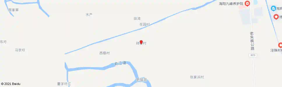 上海砖桥村_公交站地图_上海公交_妙搜公交查询2025