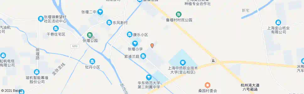 上海张堰_公交站地图_上海公交_妙搜公交查询2025