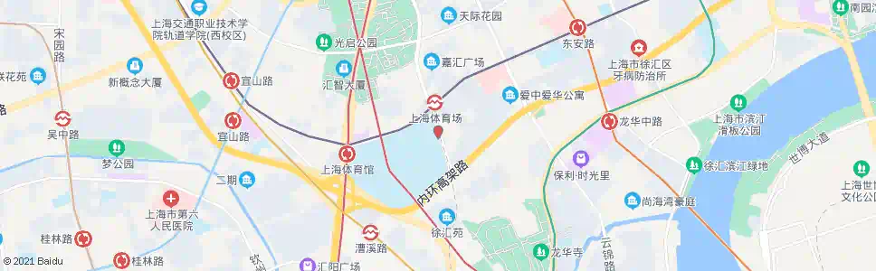 上海体育中心(招呼站)_公交站地图_上海公交_妙搜公交查询2025