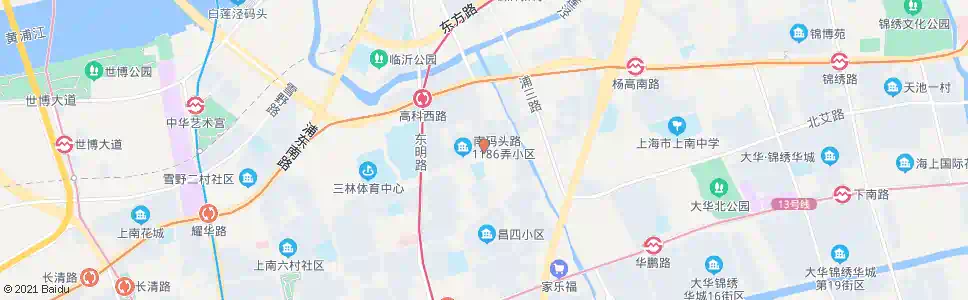 上海齐河路南码头路_公交站地图_上海公交_妙搜公交查询2025