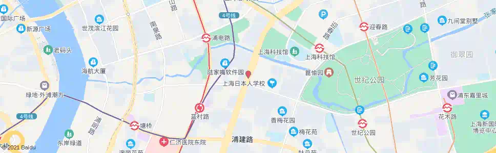 上海杨高南路峨山路_公交站地图_上海公交_妙搜公交查询2025