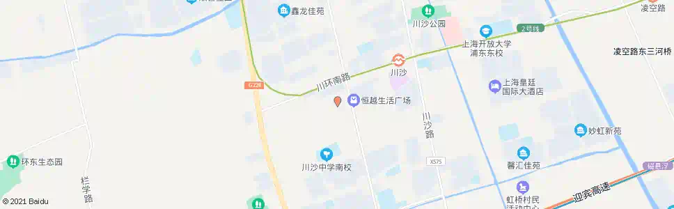 上海川沙客运站_公交站地图_上海公交_妙搜公交查询2025