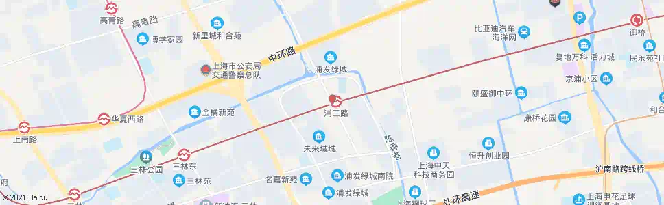 上海浦三路御桥路_公交站地图_上海公交_妙搜公交查询2025