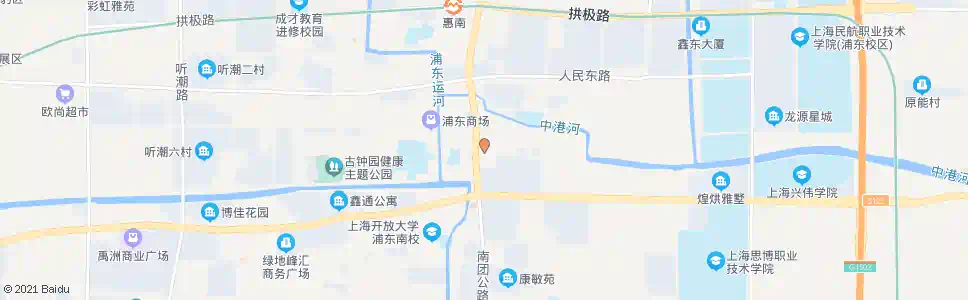 上海南祝路惠东路_公交站地图_上海公交_妙搜公交查询2025