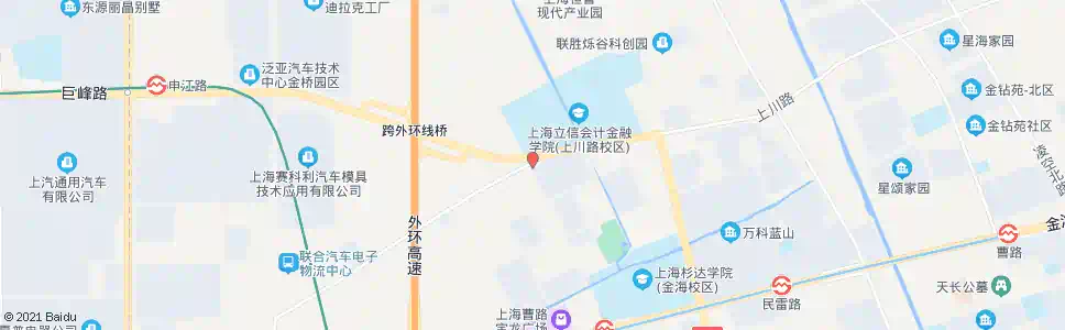 上海上川路民耀路_公交站地图_上海公交_妙搜公交查询2025