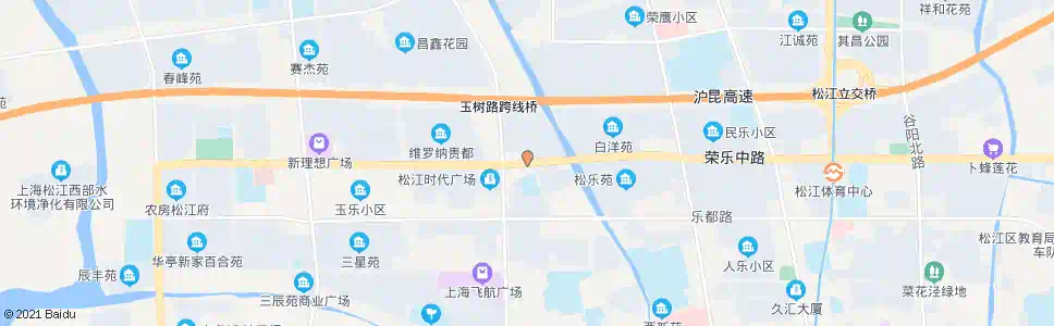 上海玉树北路荣乐路_公交站地图_上海公交_妙搜公交查询2025